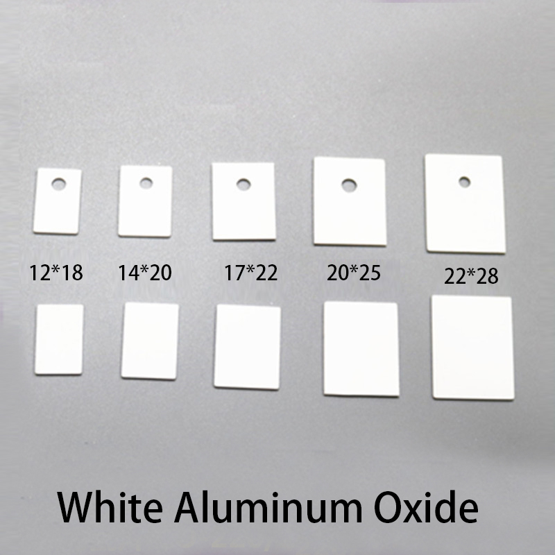 Ceramic Heat Emitter - TO-264 22X28X0.6Mm 22*28*0.6Mm Tidak Ada Lubang